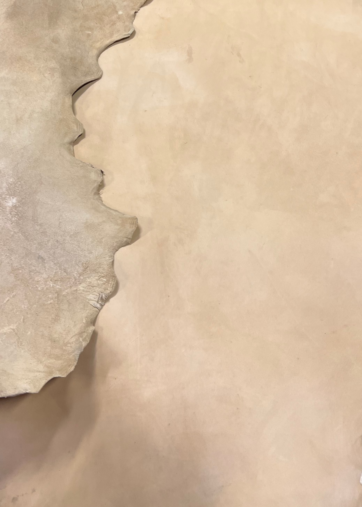 Reindeer nappa vegetable tanned colour